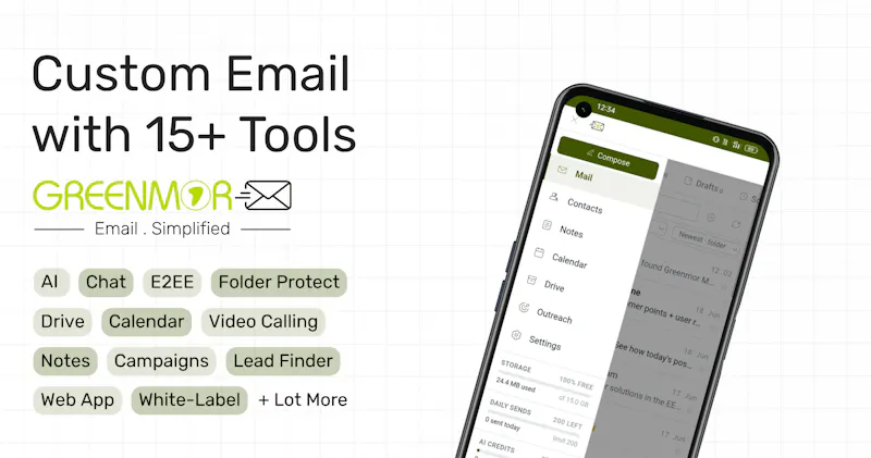 GreenmorMail screenshot 1