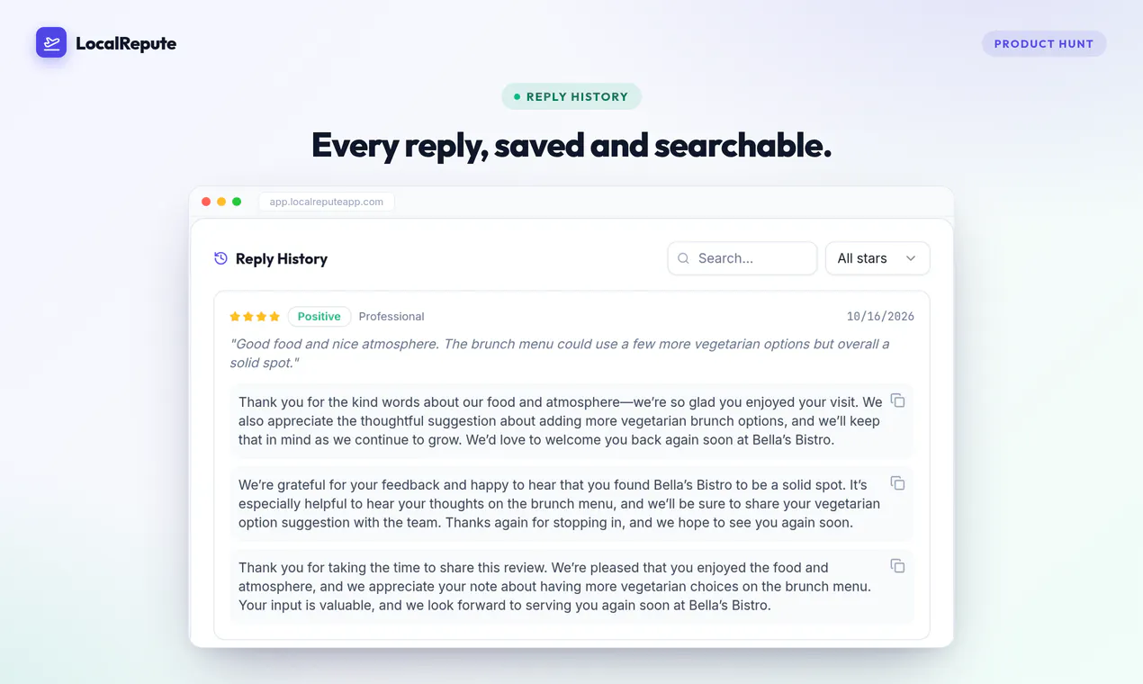 LocalReputeapp gallery image