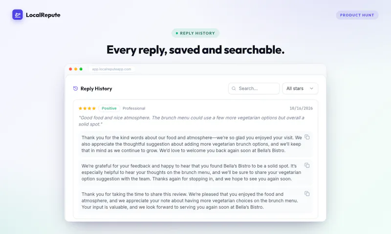 LocalReputeapp screenshot 4