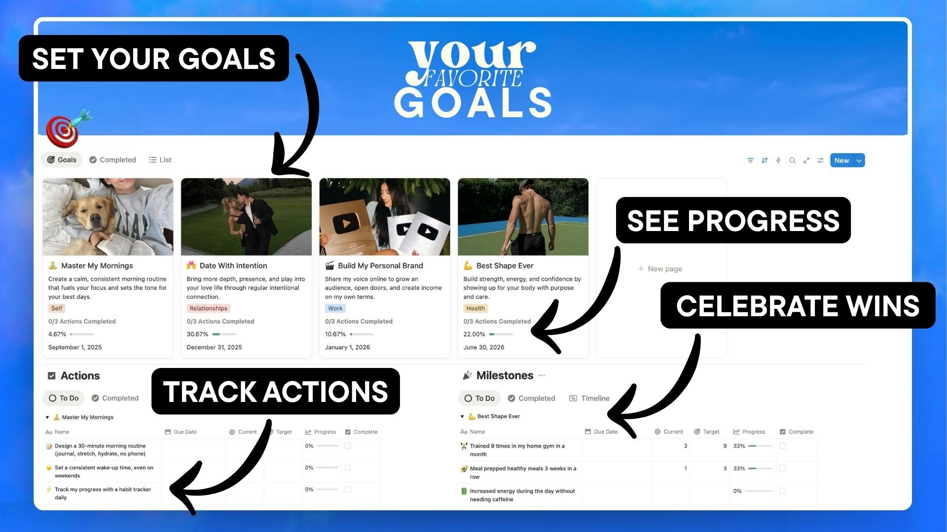 Your Favorite Life | Notion Life OS gallery image