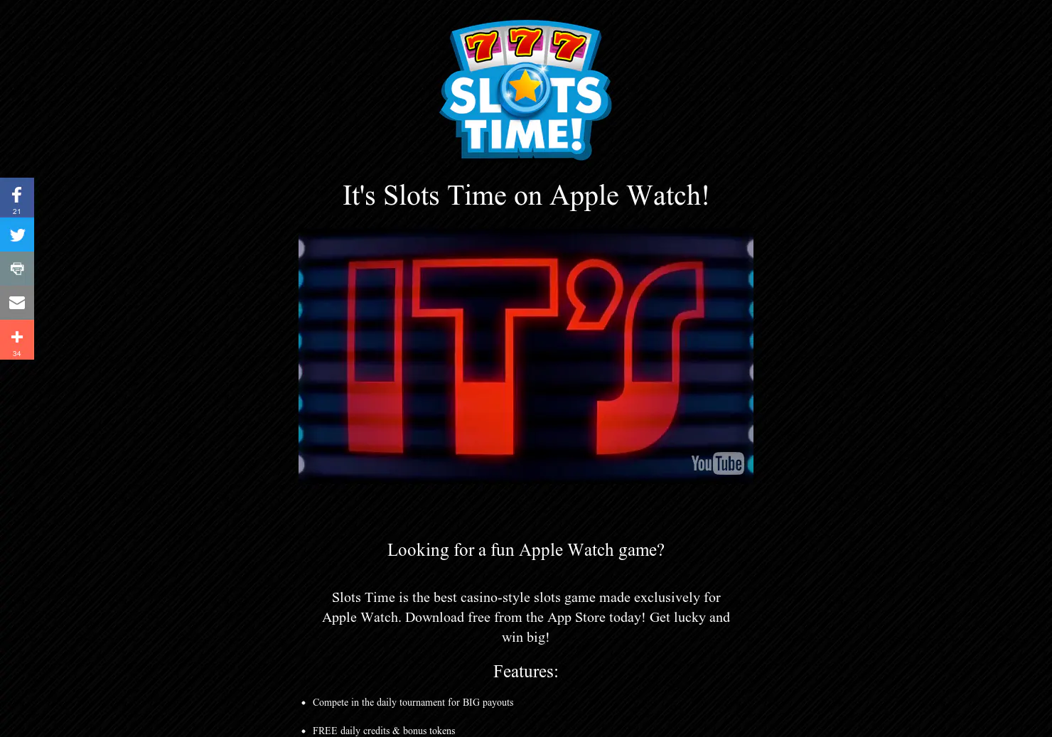 SlotsTime for Apple Watch