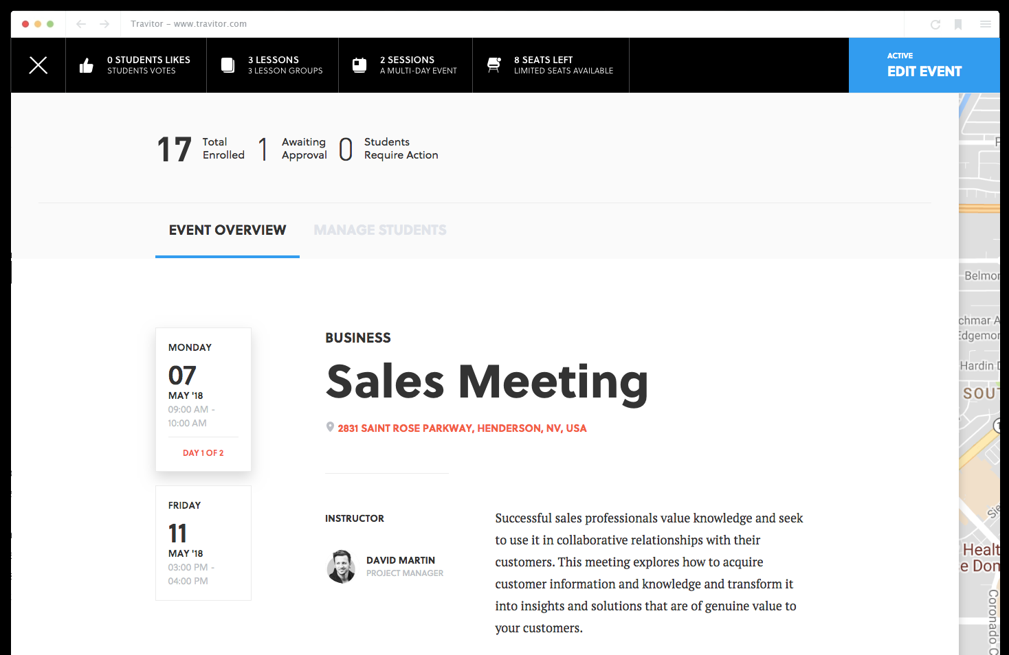 Travitor - Screenshot 5 showing product features and functionality
