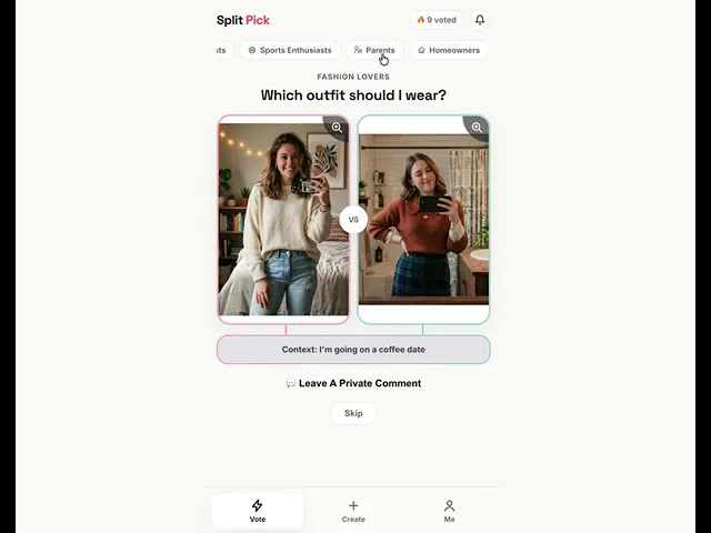 Split Pick — put it to a vote gallery image