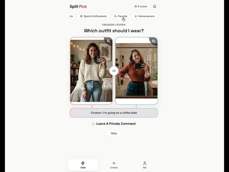 Split Pick — put it to a vote screenshot 1 (video preview)