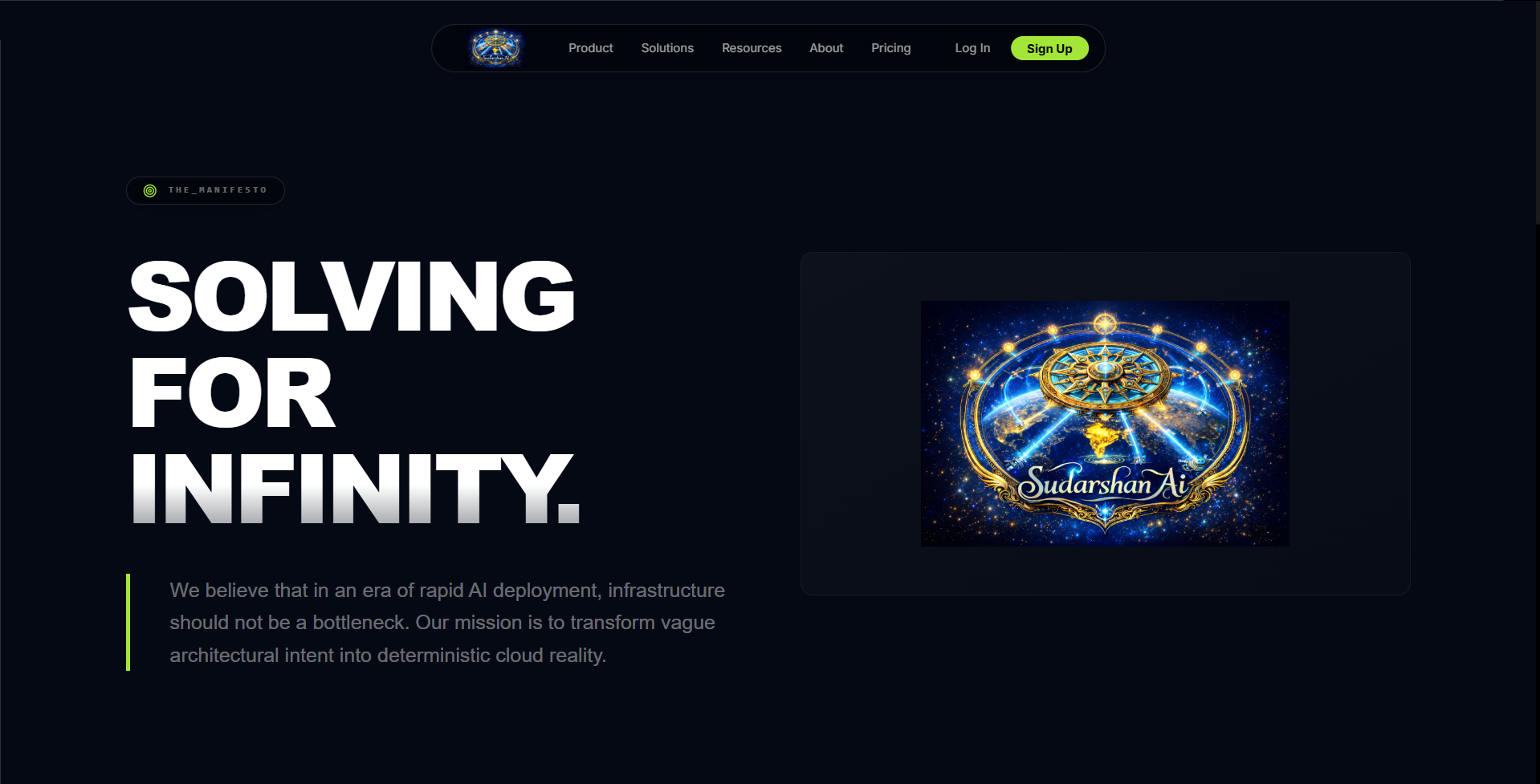 Sudarshan Ai - Screenshot 2 showing product features and functionality