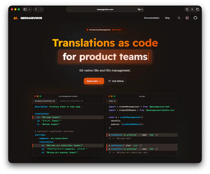Messagevisor screenshot 2