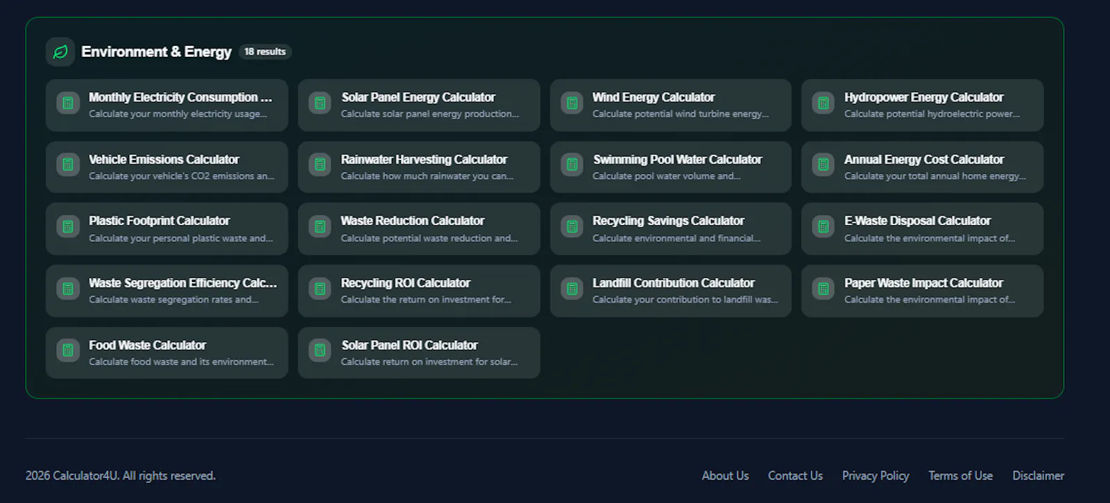 Calculator4U v2.0 screenshot 4