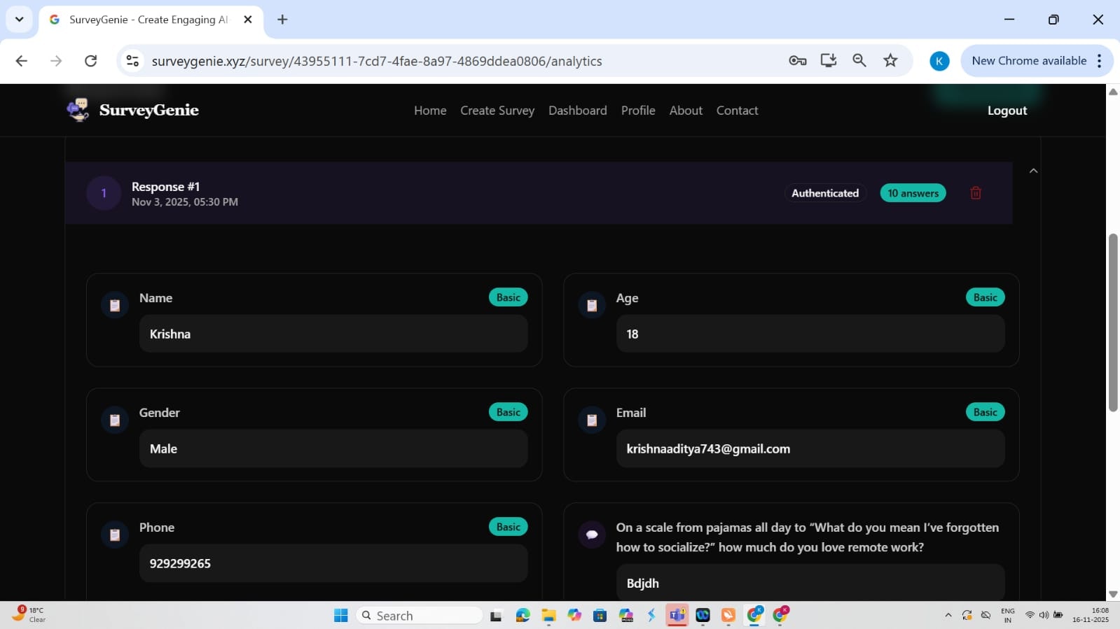 SurveyGenie - Screenshot 5 preview