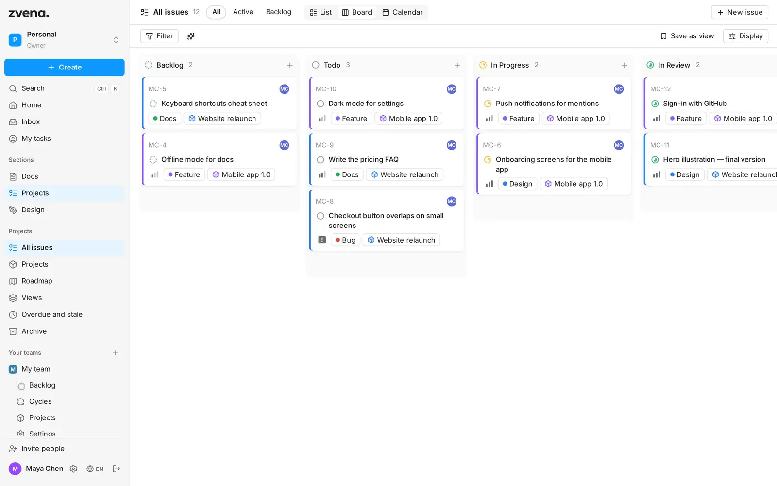 Zvena screenshot 1