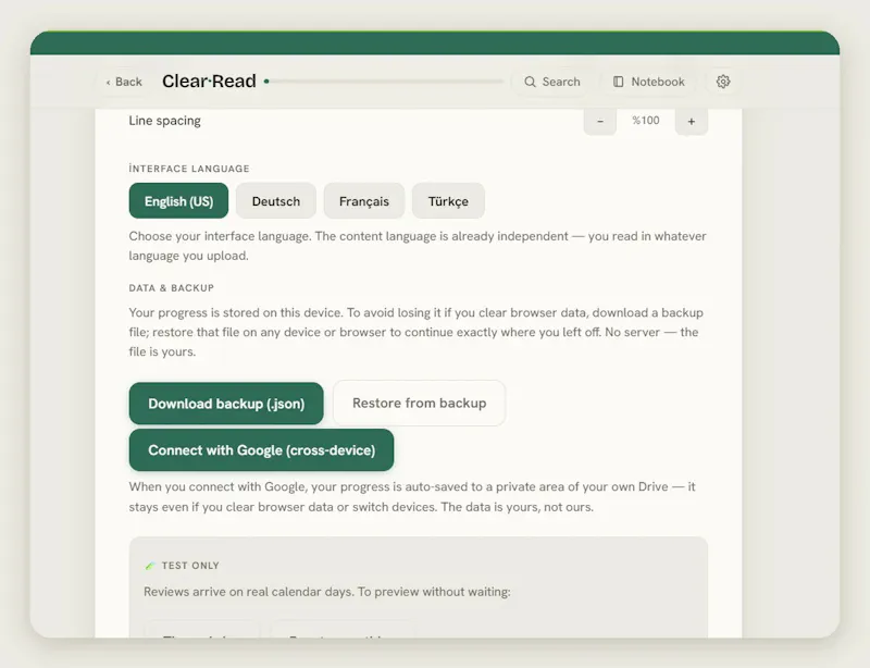 ClearRead — Remember what you read screenshot 14