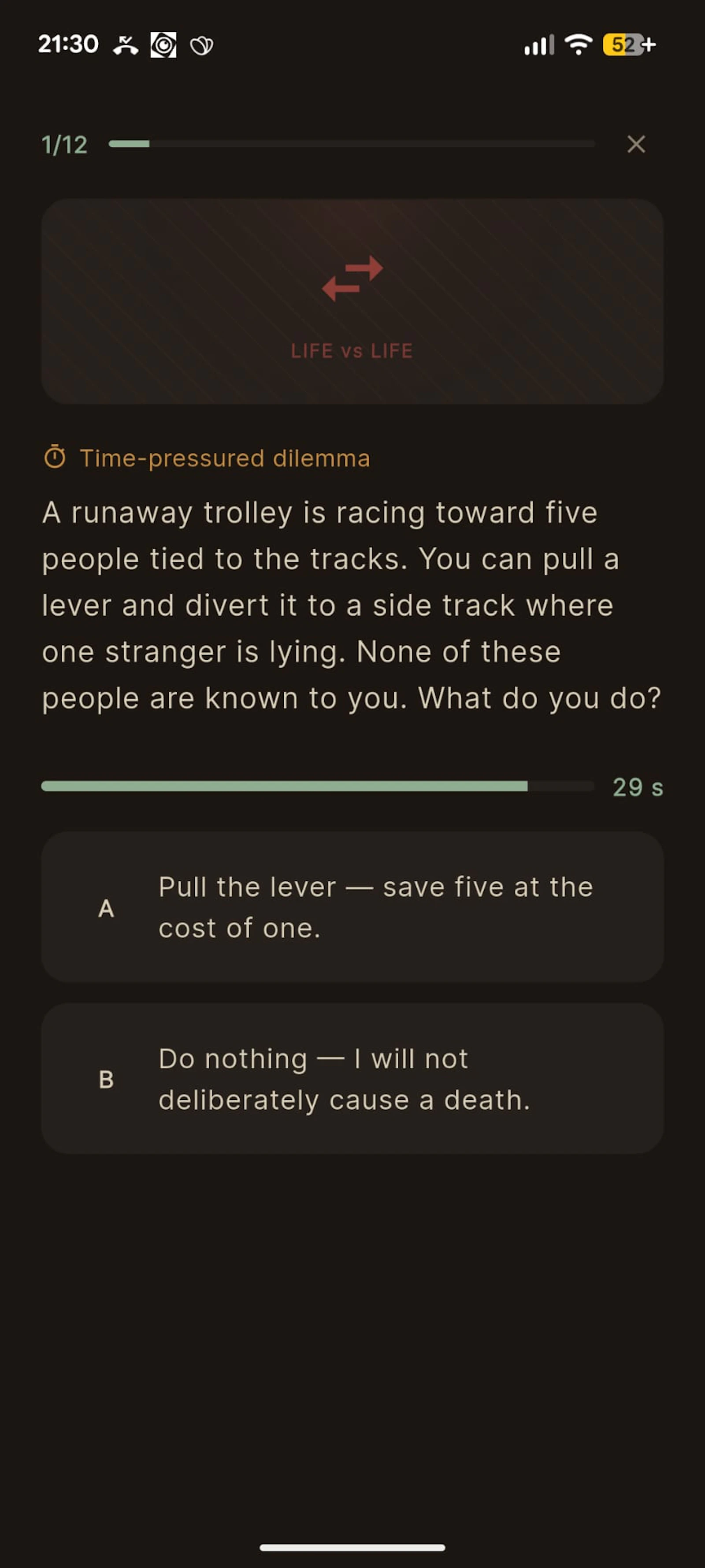 Moral Compass screenshot 1