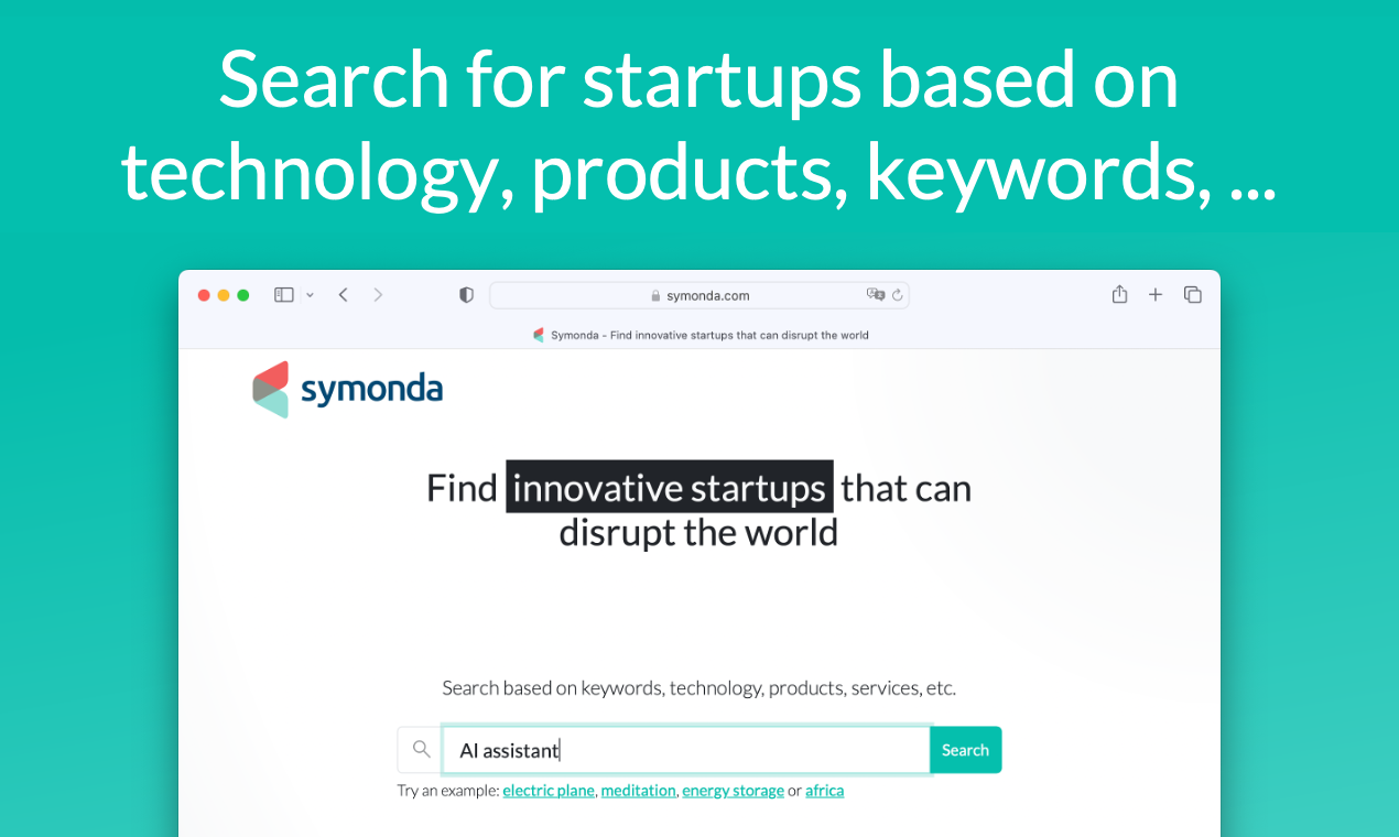 Symonda - เครื่องมือค้นหาเพื่อค้นหาการเริ่มต้นและตรวจสอบความคิด media 1