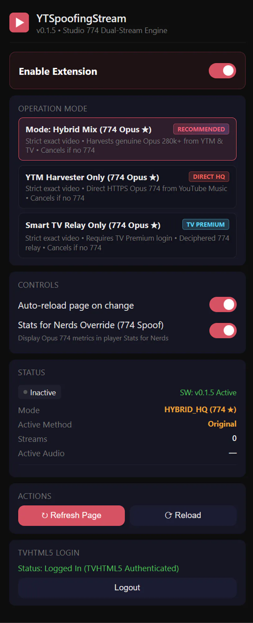 YTSpoofingStream gallery image