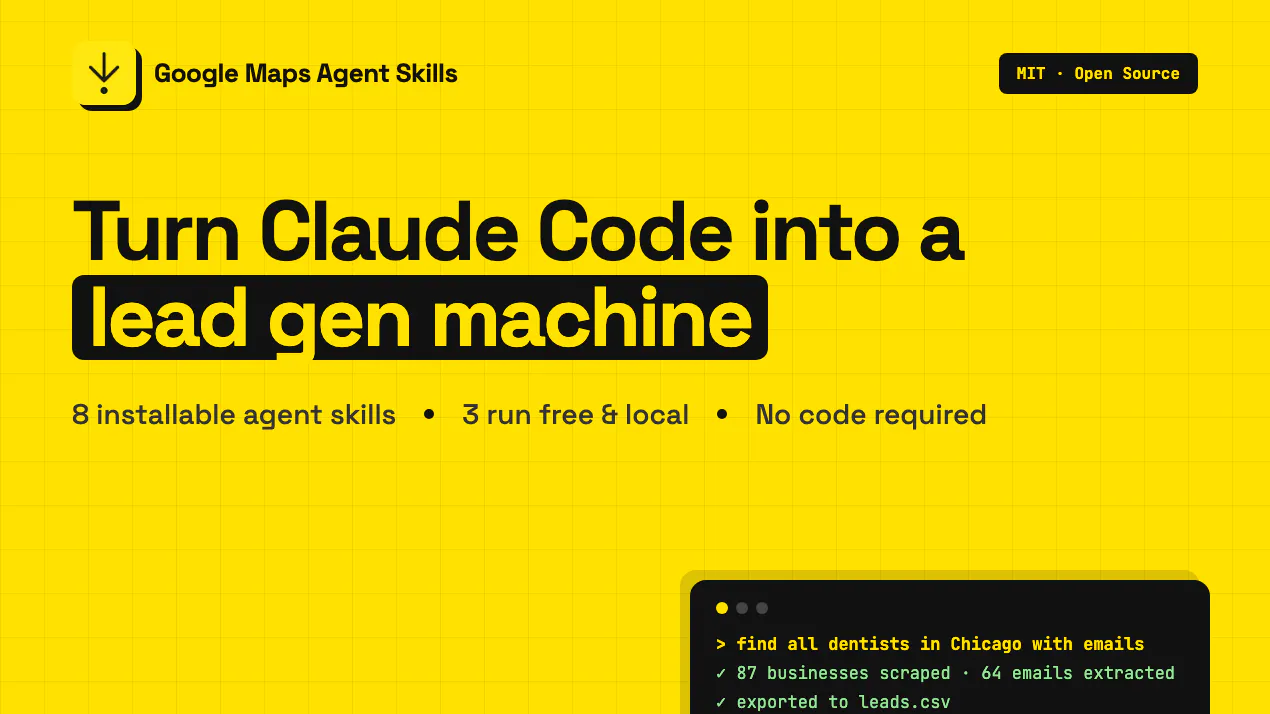 Google Maps Agent Skills product