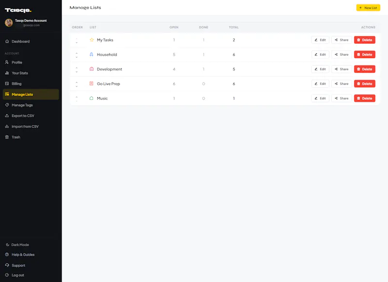 Tasqs screenshot 7