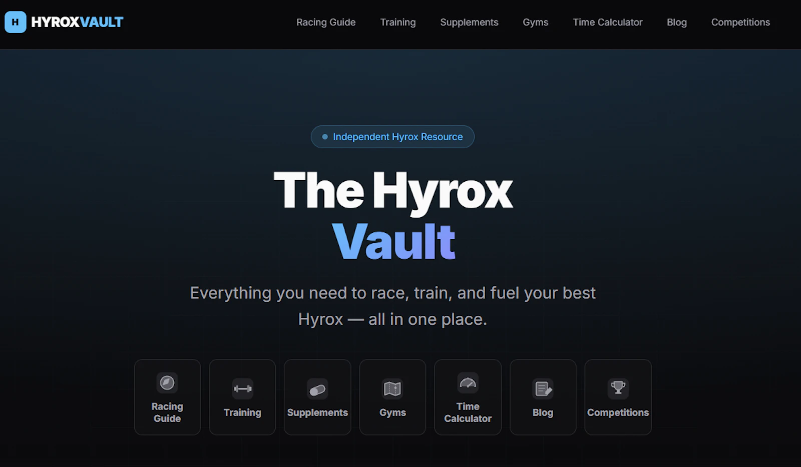 Hyrox Vault screenshot 1
