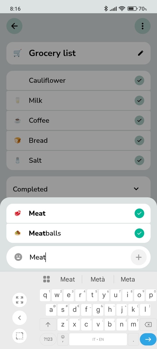 Groceed - Screenshot 2 showing product features and functionality