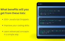 100+ Javascript Snippets for Beginners media 2