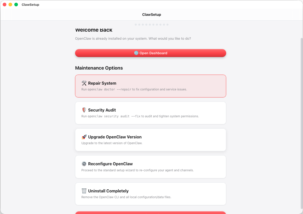 ClawSetup gallery image