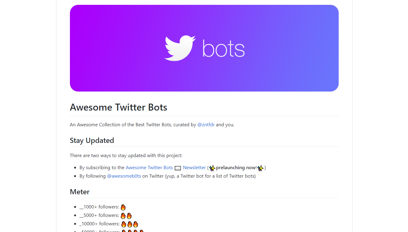 Awesome Twitter Bots gallery image