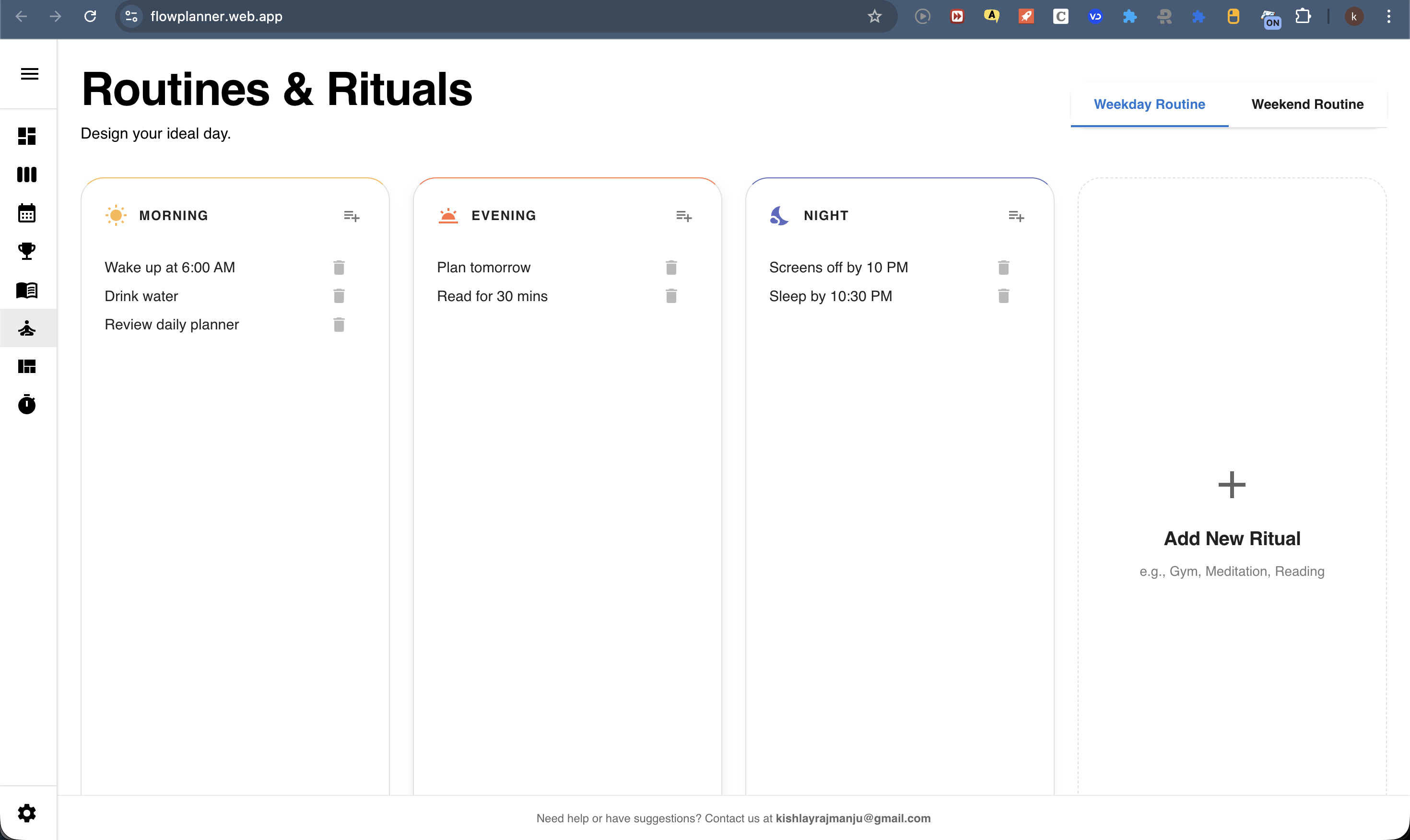Flow Planner gallery image