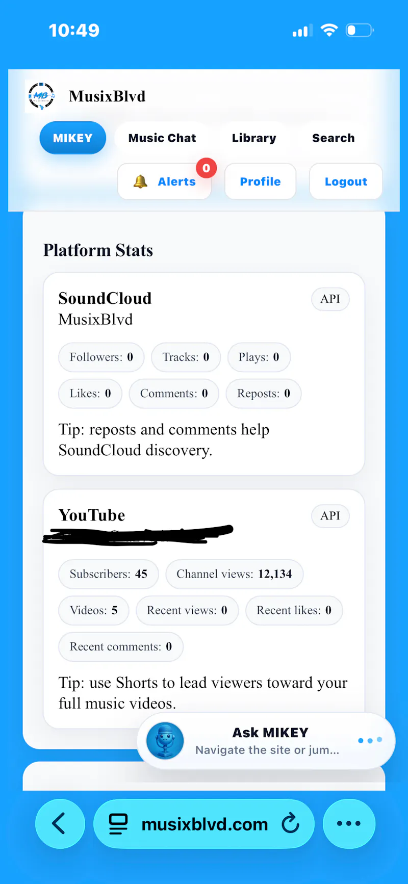 MusixBlvd • Home screenshot 3