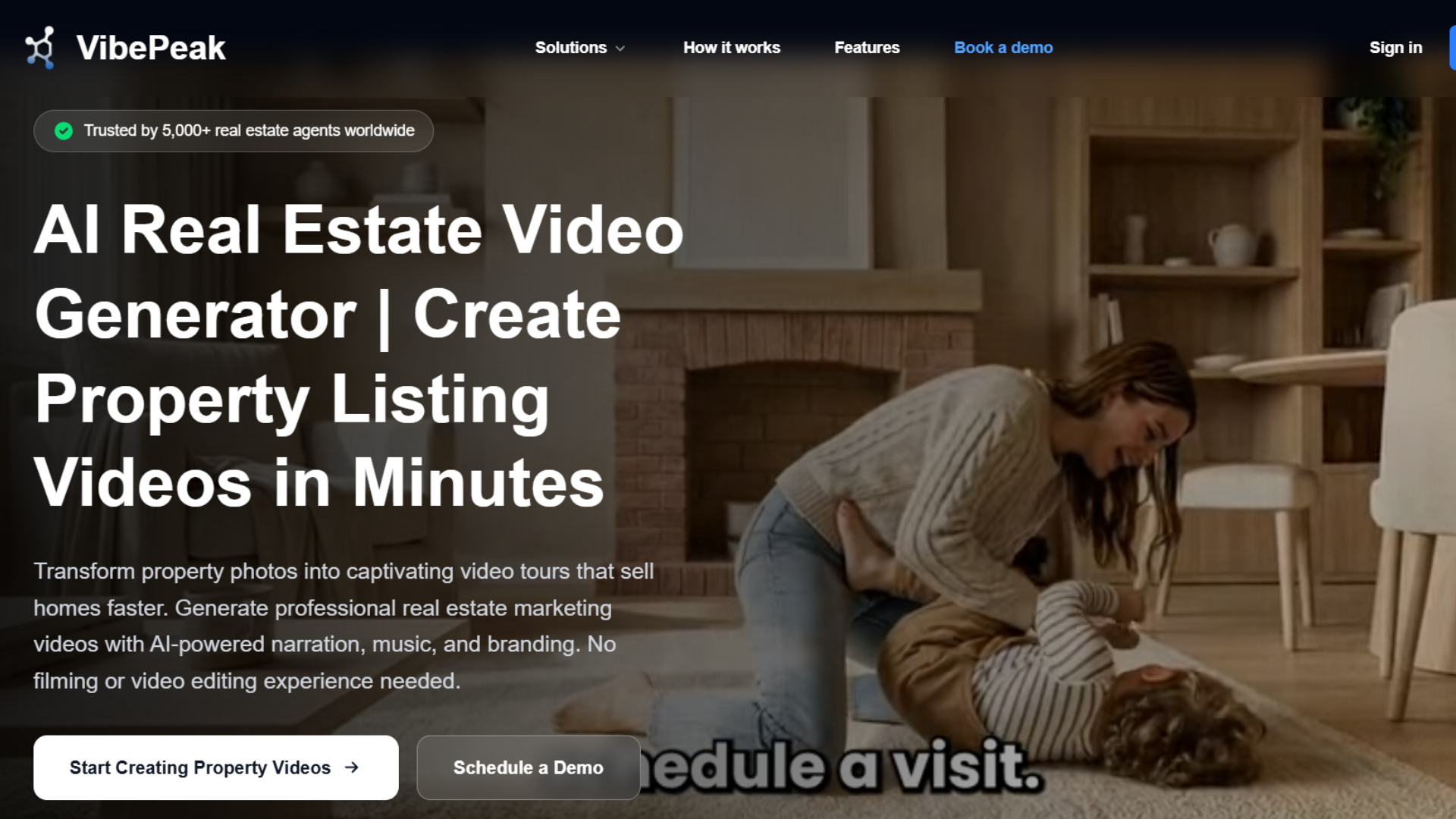 VibePeak - Main product screenshot demonstrating key features and user interface