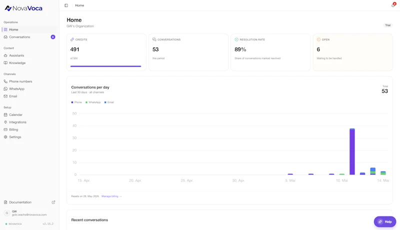 Nova screenshot 2
