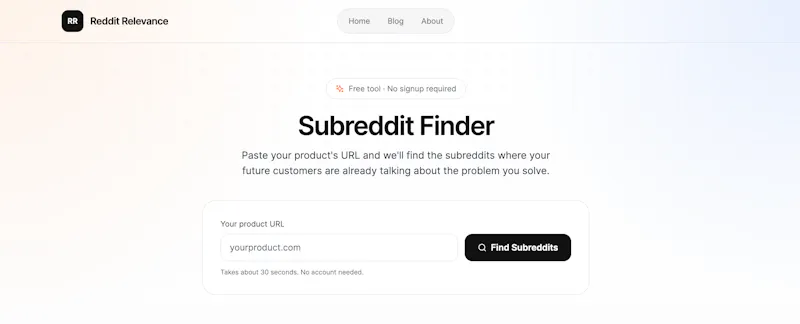 Subreddit Finder screenshot 1