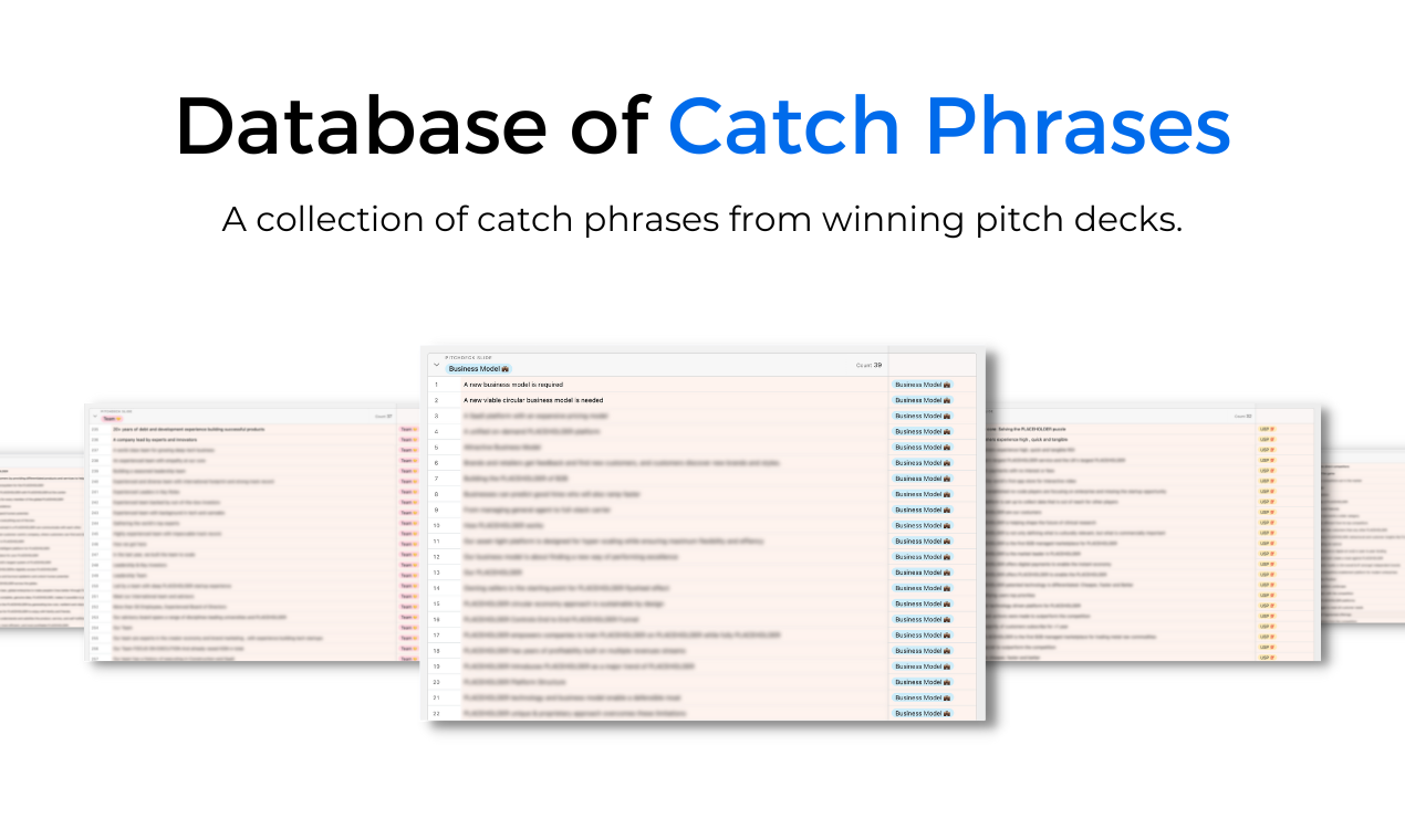 Pitch Deck Catch Phrases gallery image