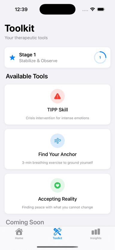 Média Chemin de clarté - Application CBT et DBT privée alimentée par AI pour la clarté mentale 5