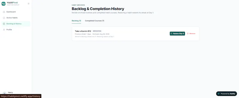 HabitPivot screenshot 7