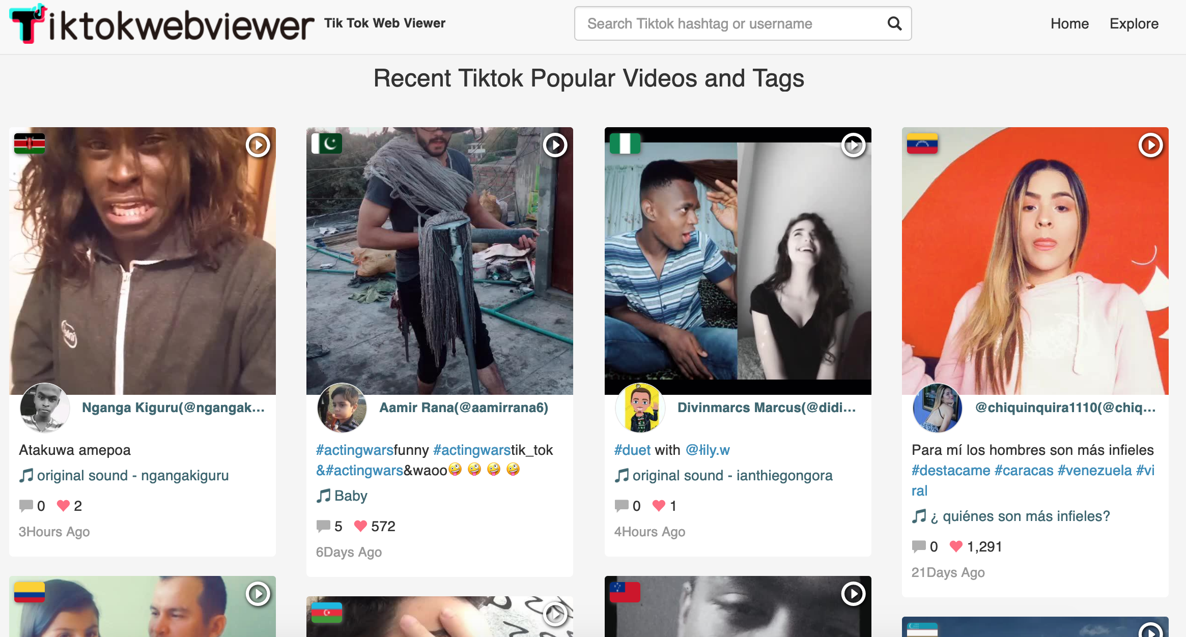 Tiktok Web Viewer gallery image