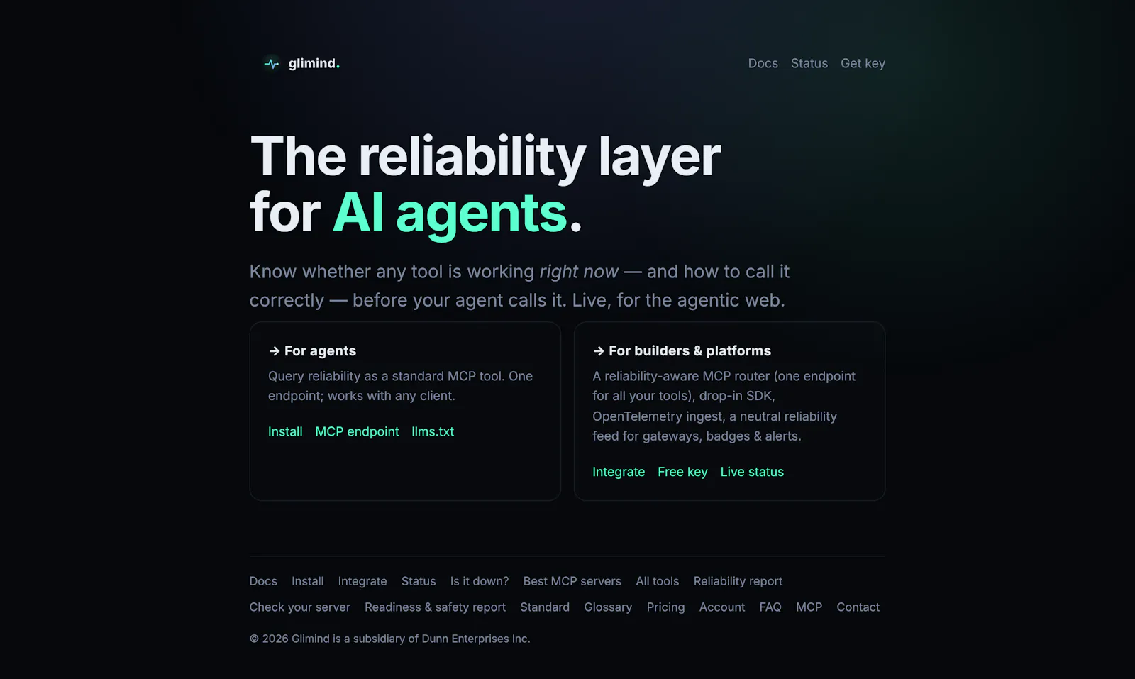Glimind screenshot 2