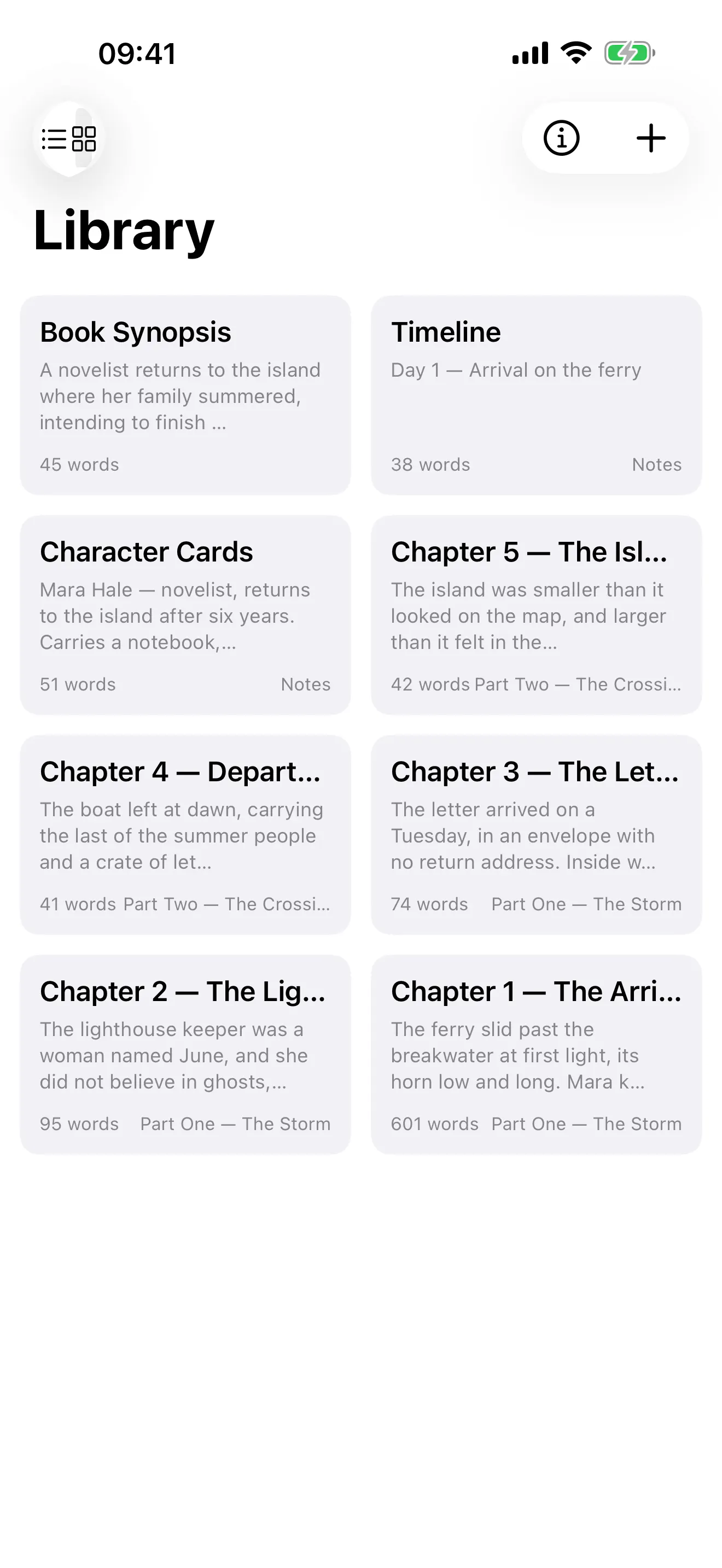 Manuscript Writer screenshot
