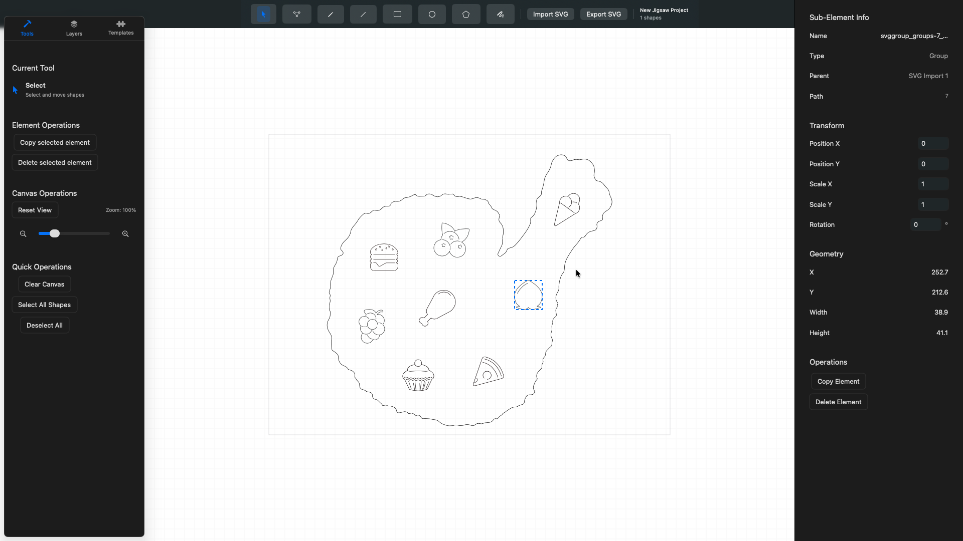 JigsawDesigner - Screenshot 4 showing product features and functionality