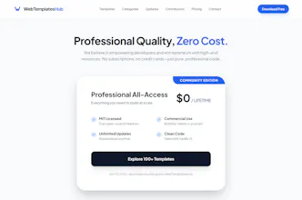Web Templates Hub gallery image