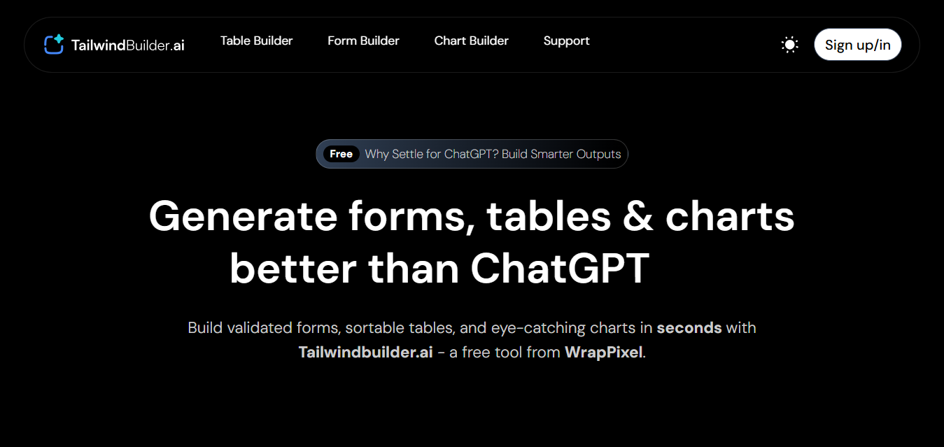 Tailwind Builder gallery image