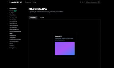 Aceternity UI gallery image