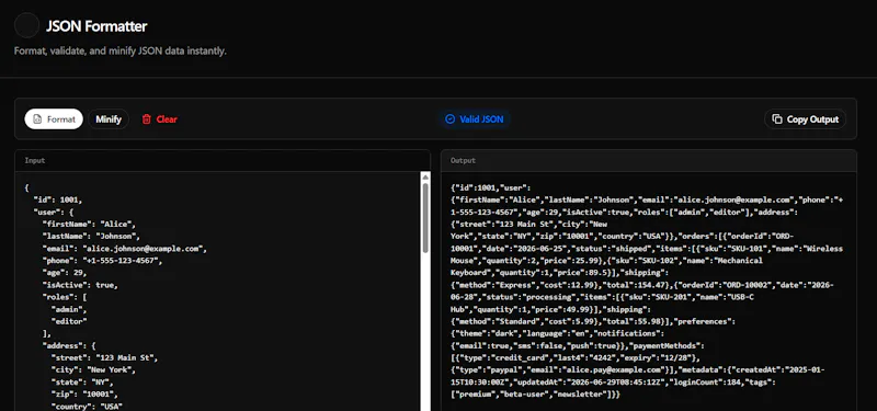 Free JSON Formatter screenshot 3
