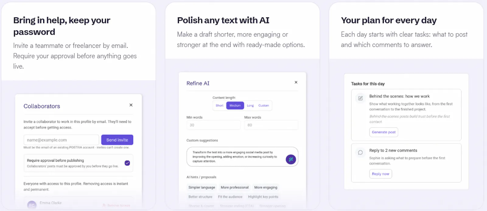 POSTIVA screenshot 4
