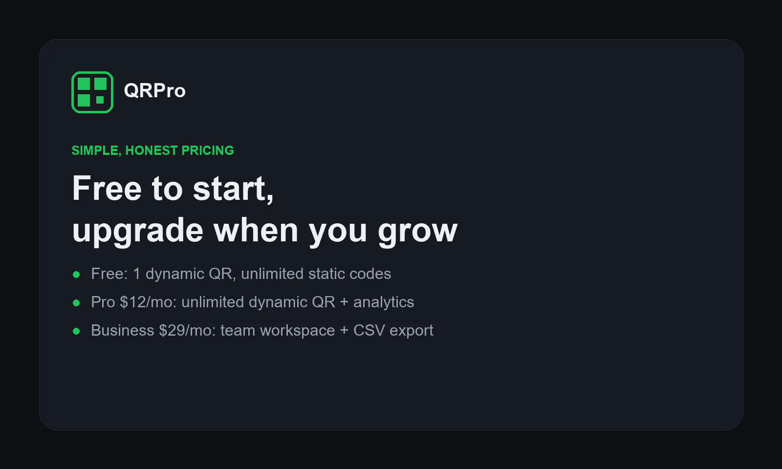 QRPro screenshot 3