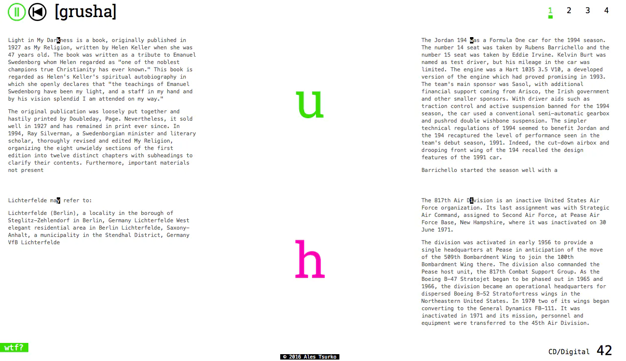 Microscale - Generating Music from Wikipedia