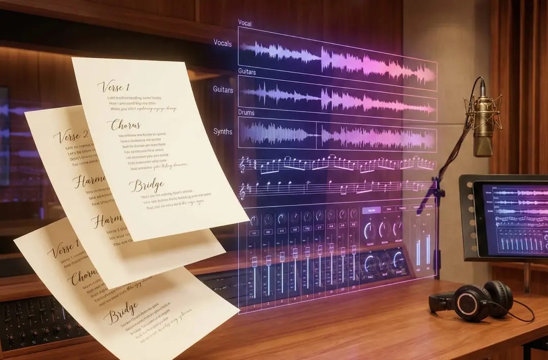 AI Music Maker-Generate Song from Text - Screenshot 3 showing product features and functionality