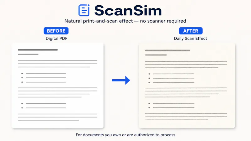ScanSim screenshot 1