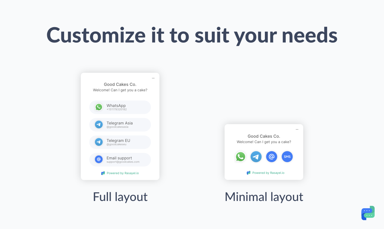 Omnichannel Chat Widget by Rasayel gallery image