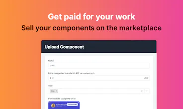 FrontWork Component Marketplace gallery image