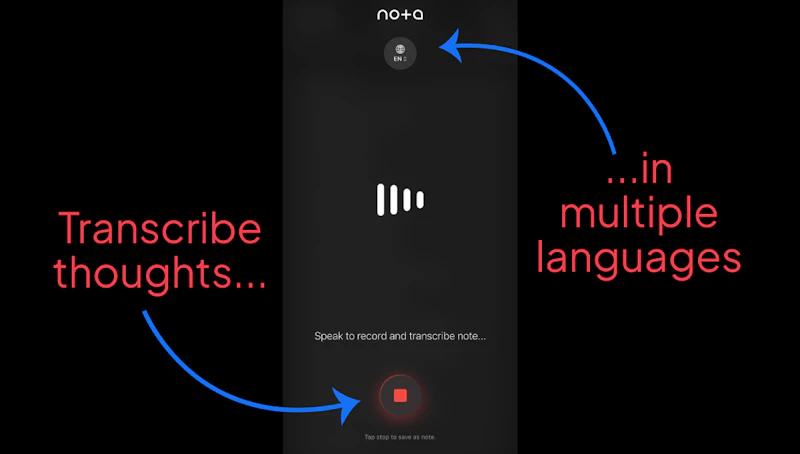 Nota: AI Notes & Voice screenshot 4