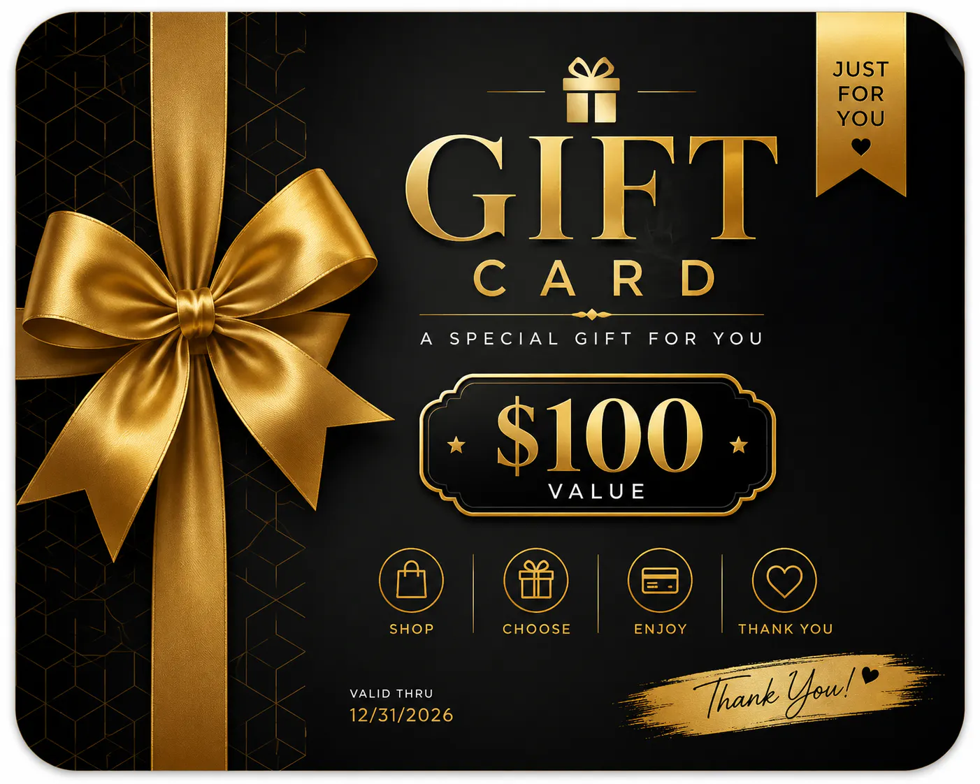 gift card 제품 배너