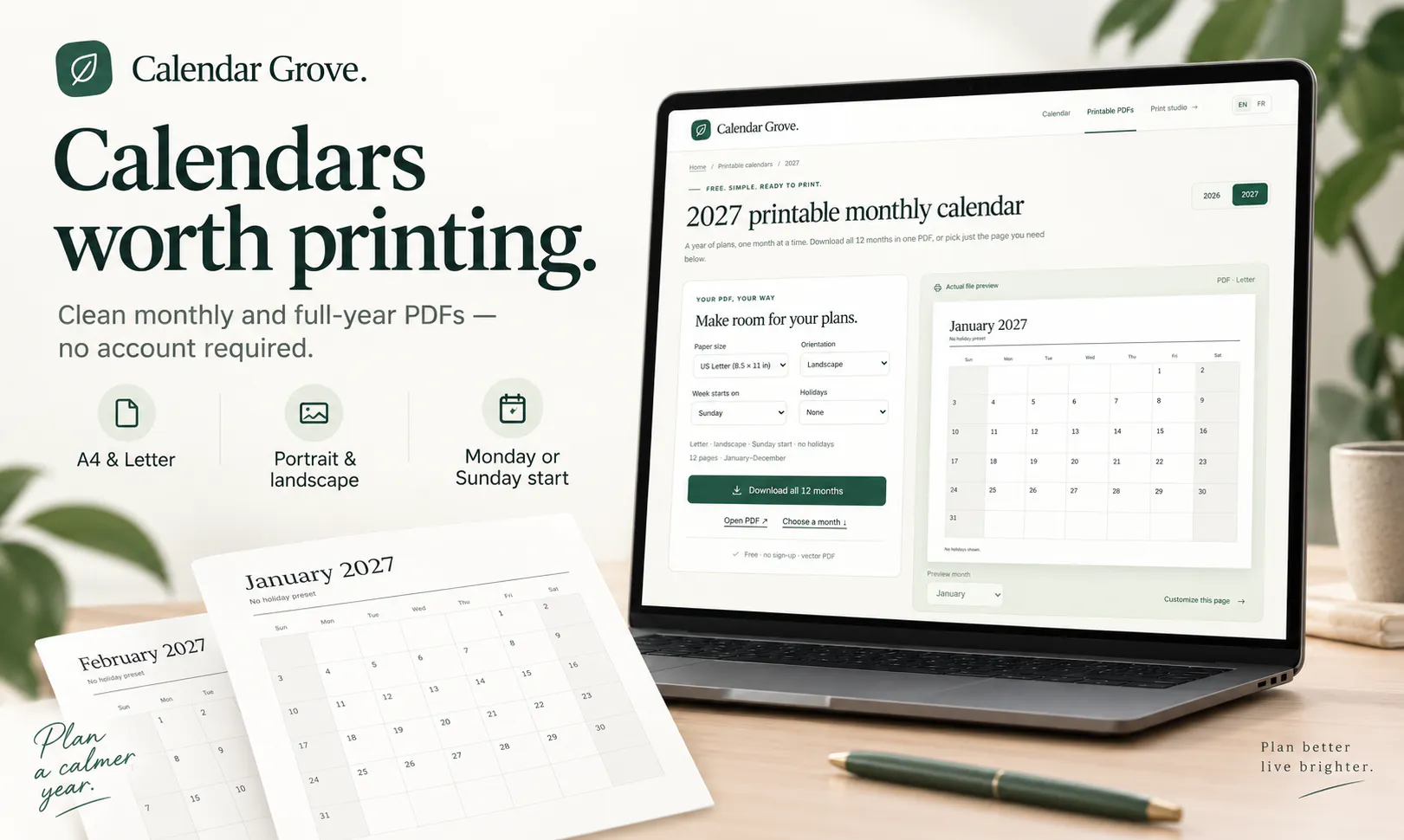 Calendar Grove gallery image